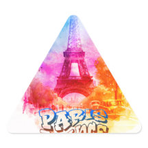 Paris Frankreich Aquarellmalerei