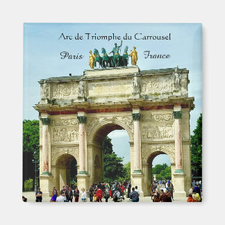 Paris Frankreich - Arc de Triomphe du Carrousel Magnet