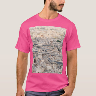 Paris Frankreich Aussicht auf die Stadt Sacre Coeu T-Shirt