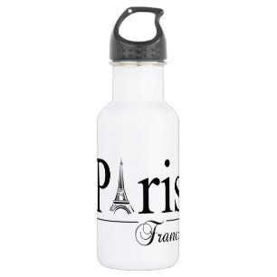 Paris Frankreich - Brauch - Farbe wählen Edelstahlflasche