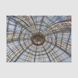Paris Frankreich Buntes Buntglas Seidenpapier
