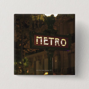 Paris, Frankreich Button