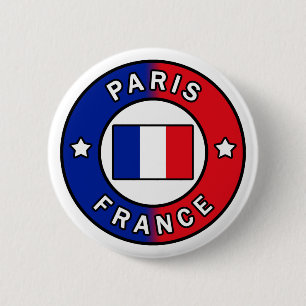 Paris Frankreich Button