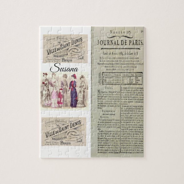 Paris Frankreich Dekorative Jigsaw Puzzle (Vertikal)