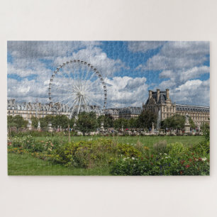 Paris Frankreich Dramatische Wolken Tuilieries-Gär