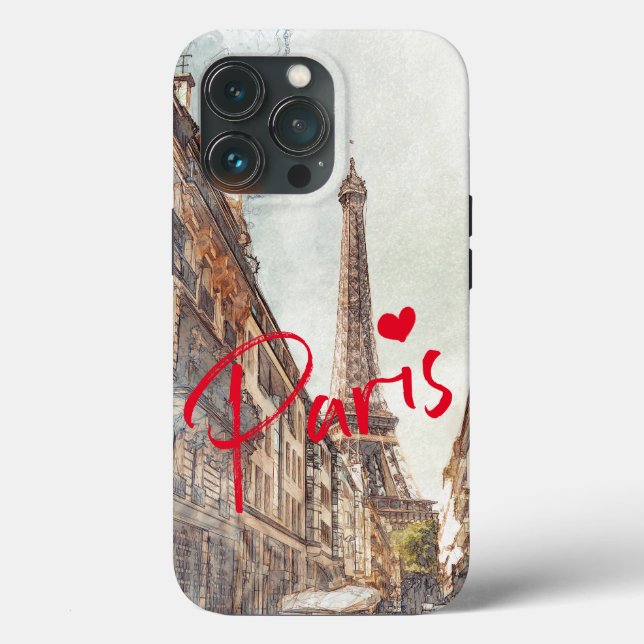 Paris Frankreich Eiffel Tower Case-Mate iPhone 13  Case-Mate iPhone Hülle (Rückseite)