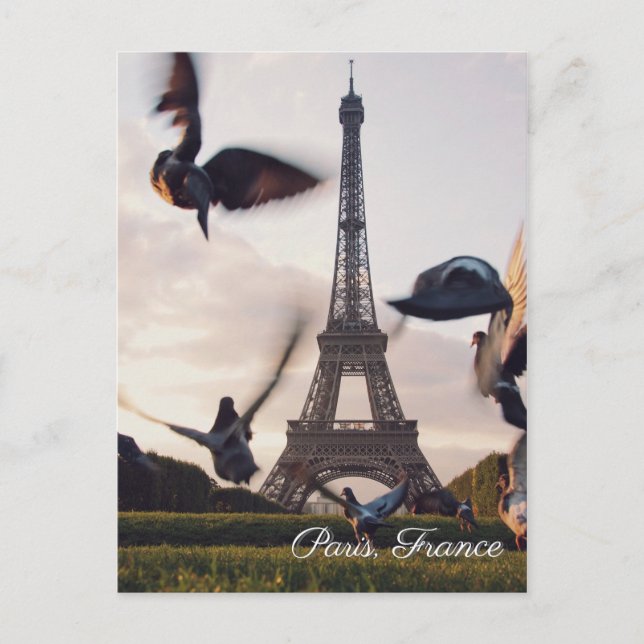 Paris Frankreich Eiffel Tower Postkarte (Vorderseite)