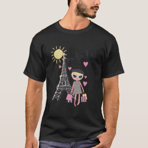 Paris Frankreich Eiffel Tower Retro Souvenir Gift T-Shirt