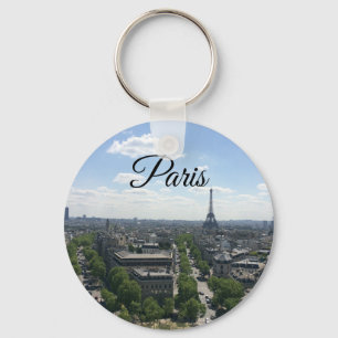 Paris Frankreich Eiffelturm Ansicht Schlüsselanhän Schlüsselanhänger