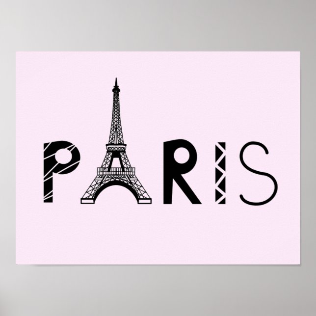 Paris, Frankreich | Eiffelturm Poster (Vorne)