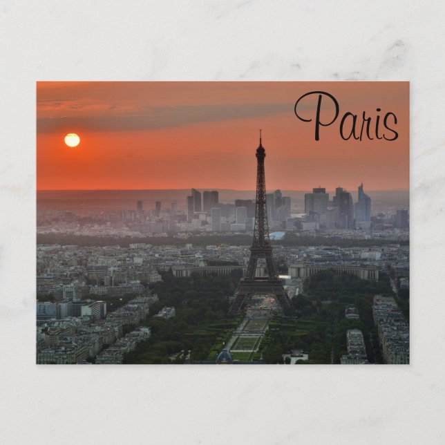 Paris Frankreich - Eiffelturm Reisen Postkarte (Vorderseite)
