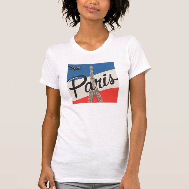 Paris Frankreich | Eiffelturm T-Shirt (Vorderseite)