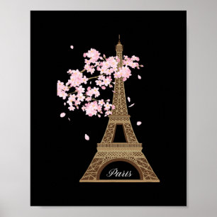 Paris Frankreich Eiffelturm Urlaubsziel Reiseziel Poster