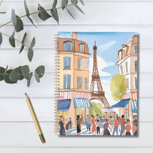 Paris Frankreich Eiffelturm Wasserfarbe Europa Planer