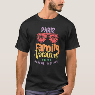 Paris Frankreich Familienurlaub Matching Outfit T-Shirt
