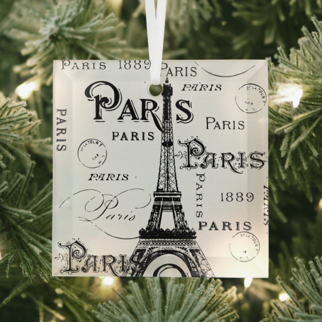Paris Frankreich - Geschenke und Souvenirs Ornament Aus Glas (Insitu)