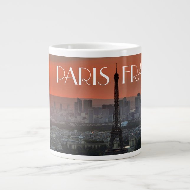 Paris Frankreich Jumbo-Tasse (Vorderseite)