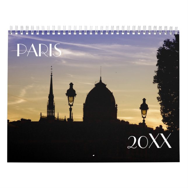 Paris, Frankreich Kalender (Titelbild)