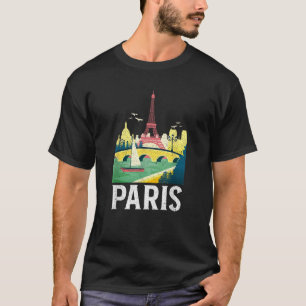 Paris Frankreich Liebe Souvenirs Männer Frauen T-Shirt