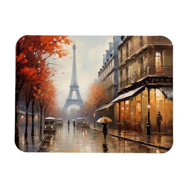 Paris Frankreich Magnet (Horizontal)