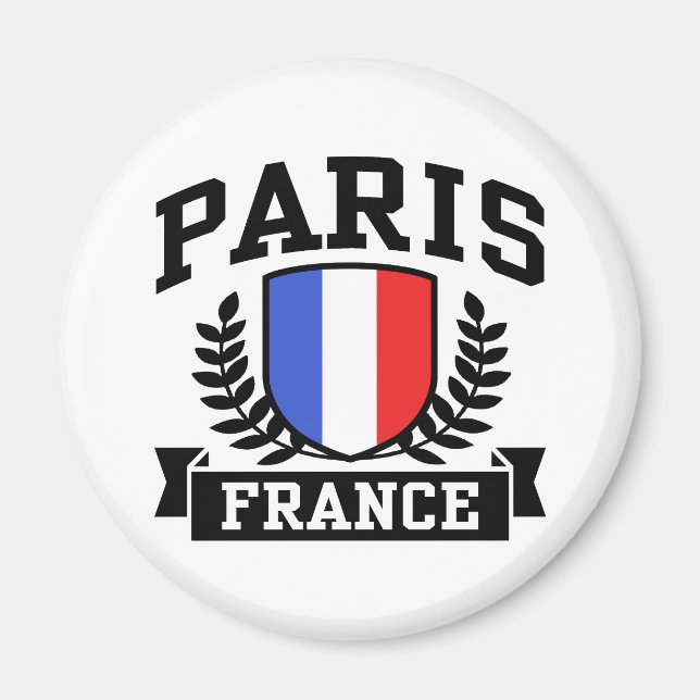 Paris Frankreich Magnet (Vorne)