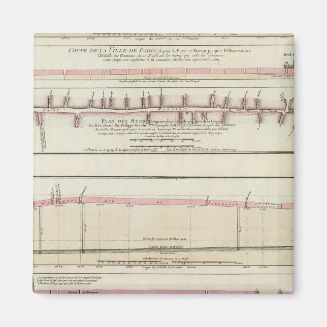 Paris, Frankreich Magnet (Vorne)