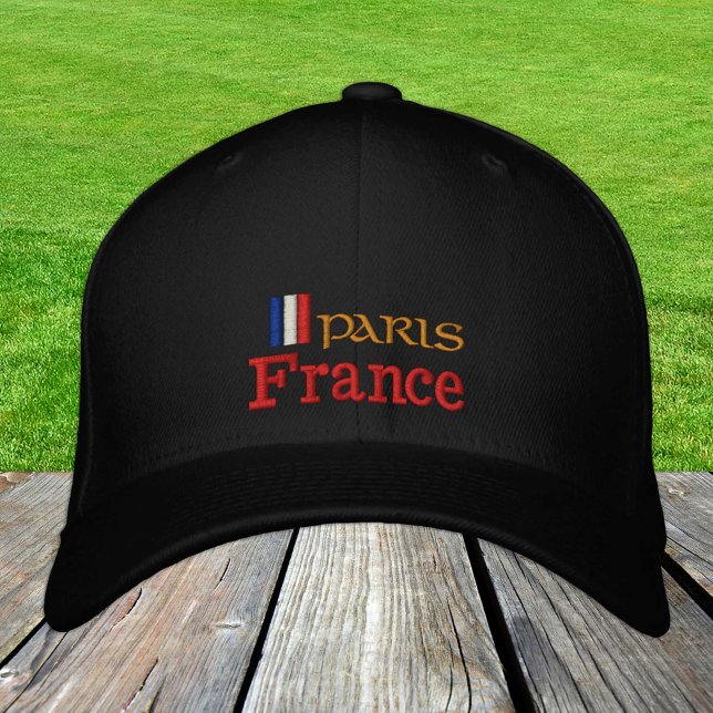 Paris & Frankreich Mode / Patriots der französisch Bestickte Baseballkappe (Von Creator hochgeladen)