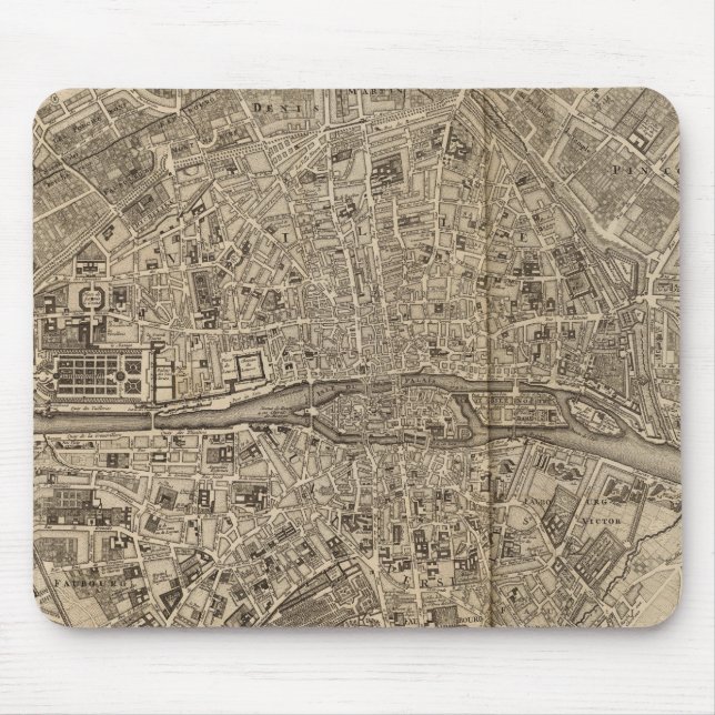 Paris Frankreich Mousepad (Vorne)
