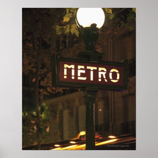 Paris, Frankreich Poster (Vorne)