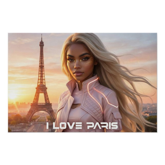 PARIS - FRANKREICH POSTER (Vorderseite)