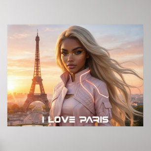 PARIS - FRANKREICH POSTER