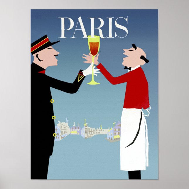 Paris, Frankreich Poster (Vorne)