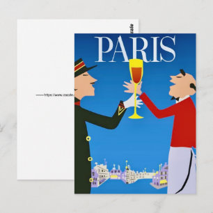 Paris Frankreich Postkarte