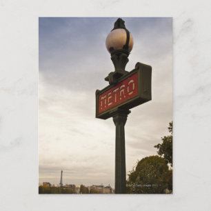 Paris, Frankreich Postkarte