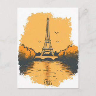 Paris Frankreich Reise Postkarte