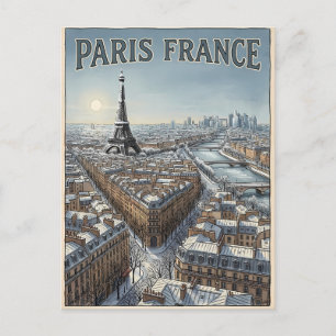 Paris Frankreich Reise Postkarte