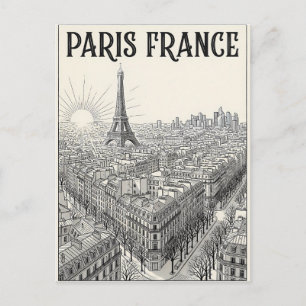 Paris Frankreich Reise Postkarte