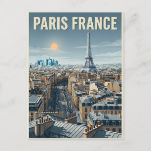 Paris Frankreich Reise Postkarte