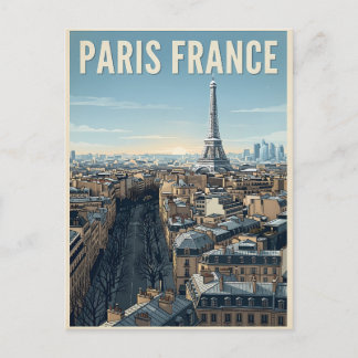 Paris Frankreich Reise Postkarte