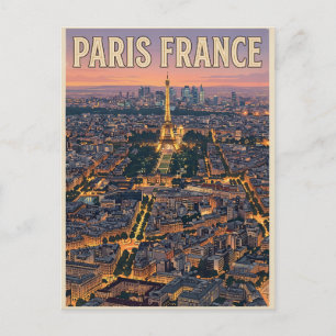 Paris Frankreich Reise Postkarte