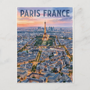 Paris Frankreich Reise Postkarte