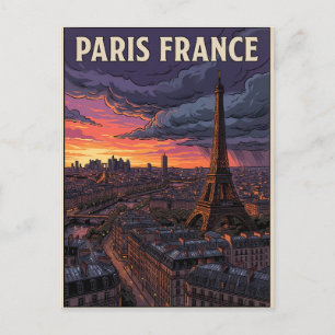 Paris Frankreich Reise Postkarte