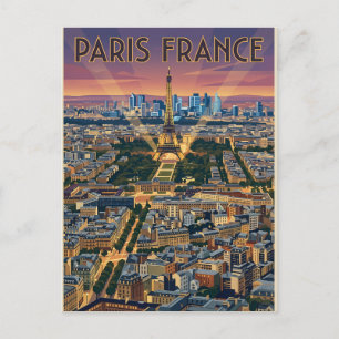 Paris Frankreich Reise Postkarte