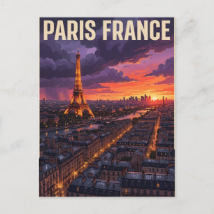 Paris Frankreich Reise Postkarte