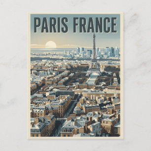 Paris Frankreich Reise Postkarte
