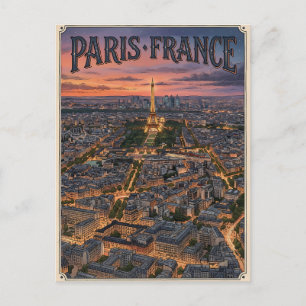 Paris Frankreich Reise Postkarte