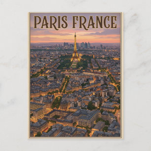 Paris Frankreich Reise Postkarte