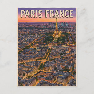 Paris Frankreich Reise Postkarte