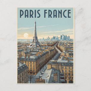 Paris Frankreich Reise  Postkarte