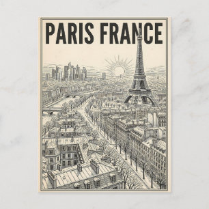 Paris Frankreich Reise Postkarte